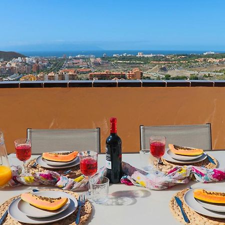 Апартаменты Sunset In The Heights Ocean View - Heated Pool Лос Кристианос Экстерьер фото